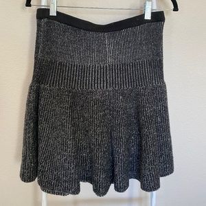 Cynthia Rowley Mini Knit Gray Skirt Size 10
